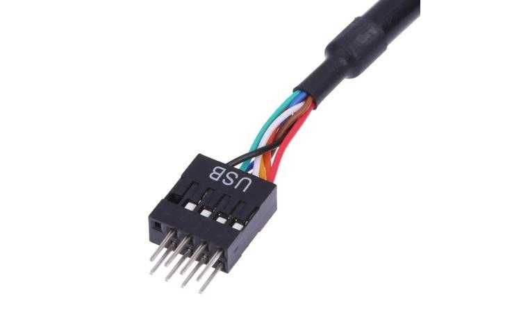 Шнур переходник USB 3.0 f 19pin  - USB 2.0 m 9pin