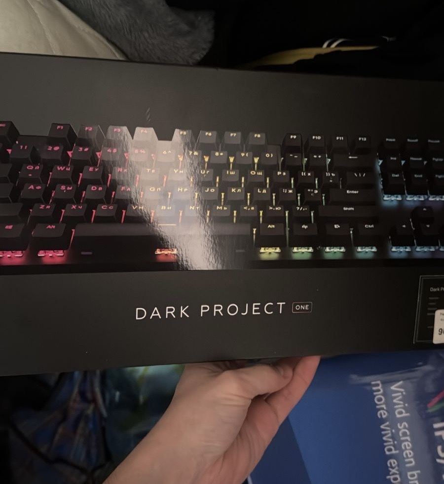 Механическая клавиатура Dark Project + Коврик + Мышь