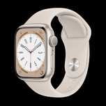 Почти новый  Apple Watch Смарт-часы  Series 8 45 мм Aluminum starlight