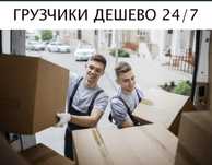Услуги грузчиков Недорого 24/7ч