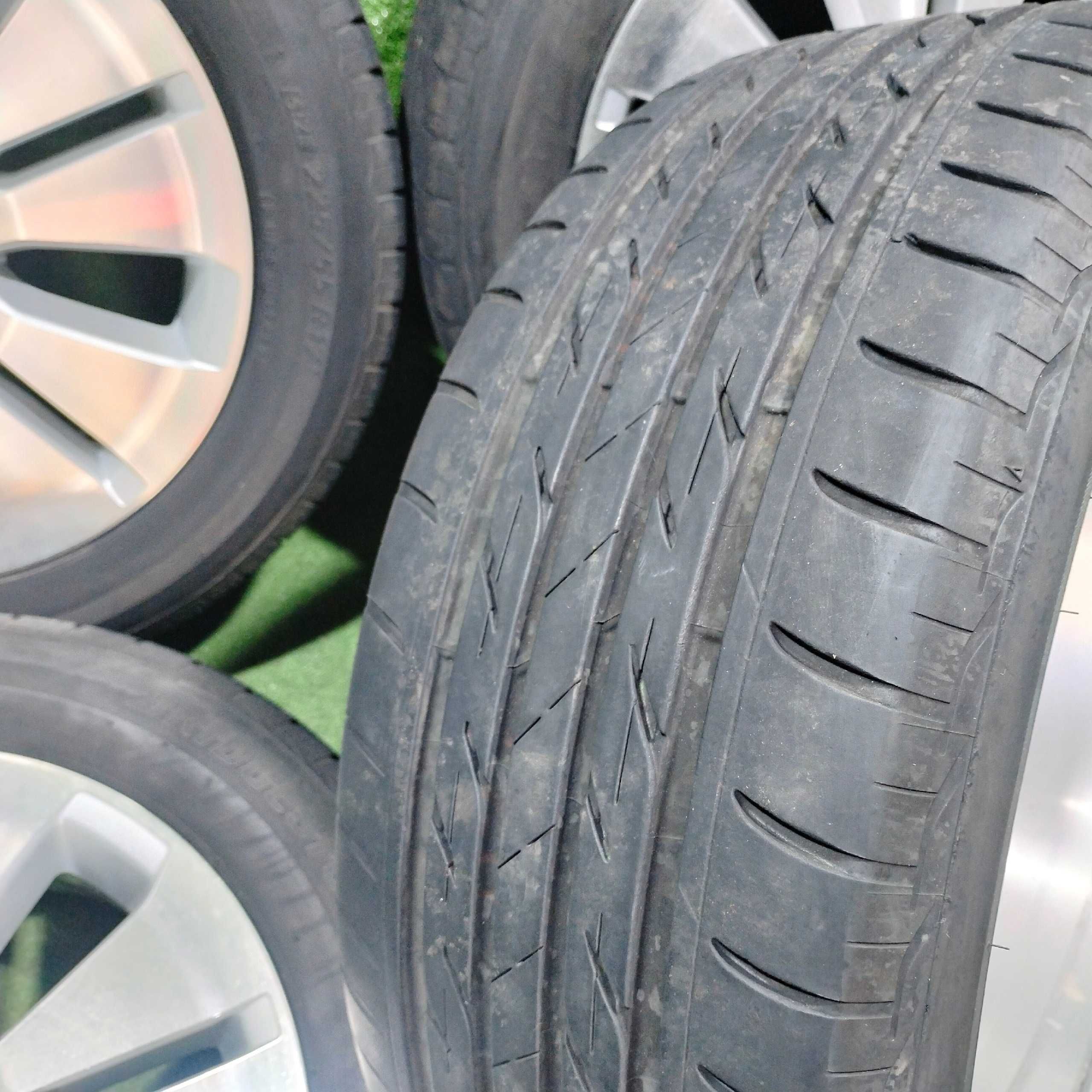 Продам Диск с Шинами Bridgestone nextry 225/55 R17 Toyota 5/114,3