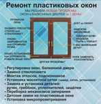 Ремонт пластиковых окон, дверей