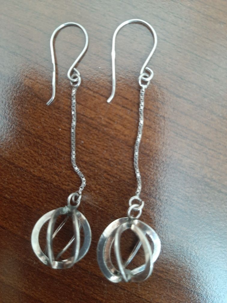 Серьги серебряные