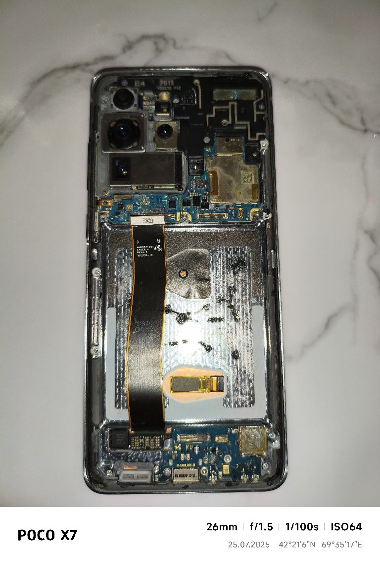 Samsung s20 ultra, сломанный