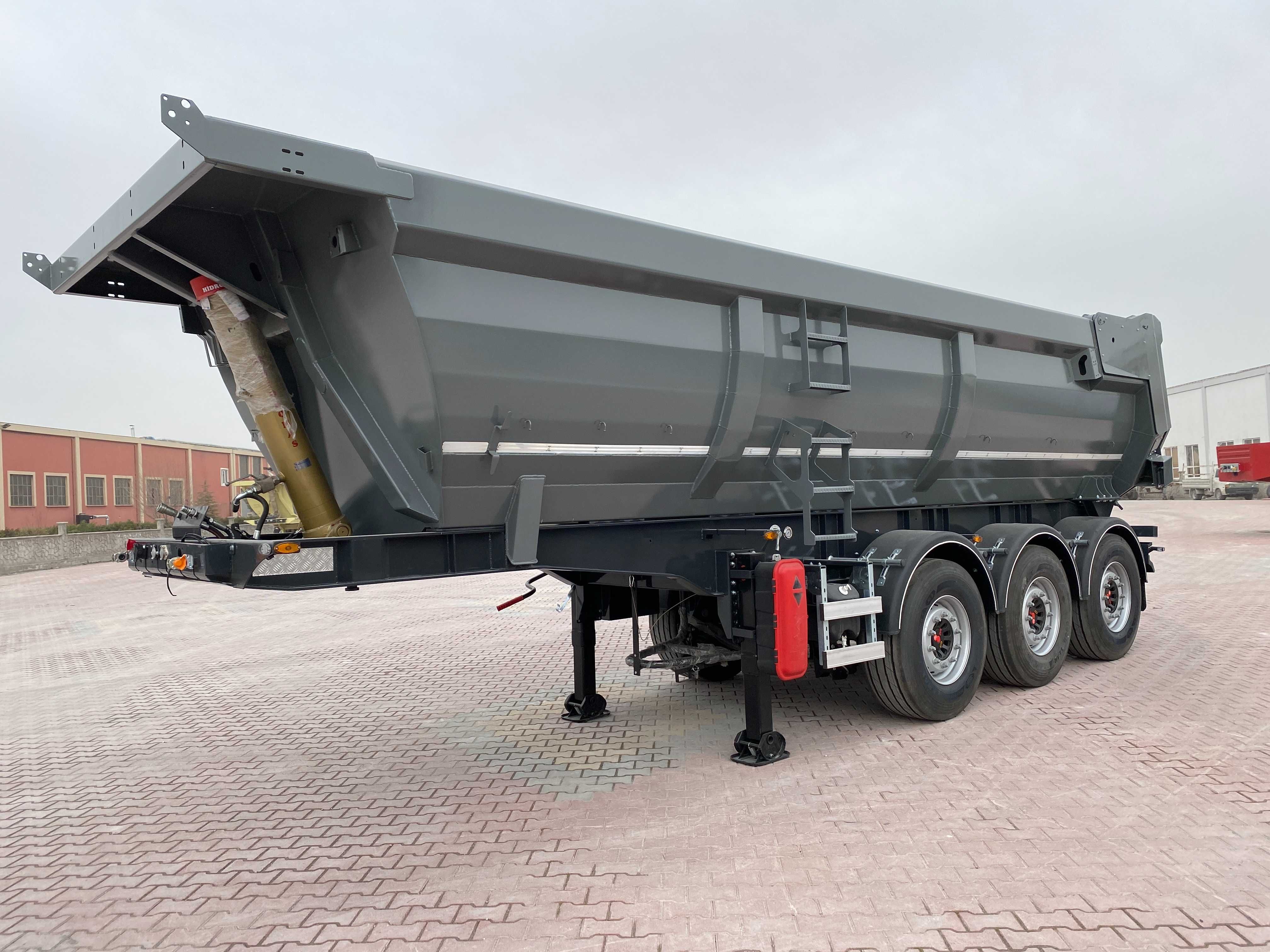 Самосвал полуприцеп Турция 24-40 м3 3-4 оси onder trailer.