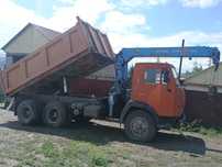 Услуги Камаз манипулятора и доставка сыпучих материалов