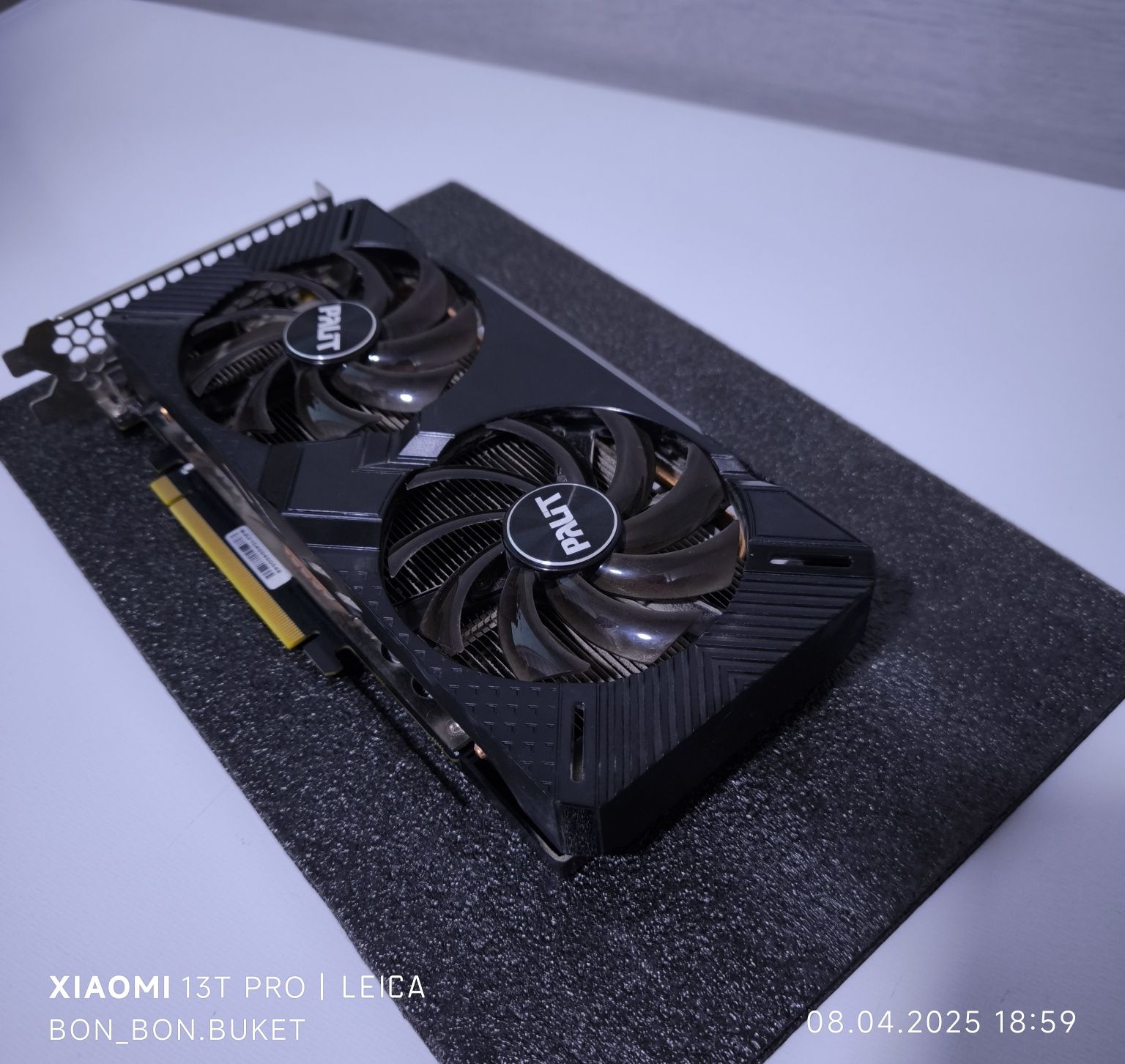 Продам видеокарту Palit GeForce 1660.