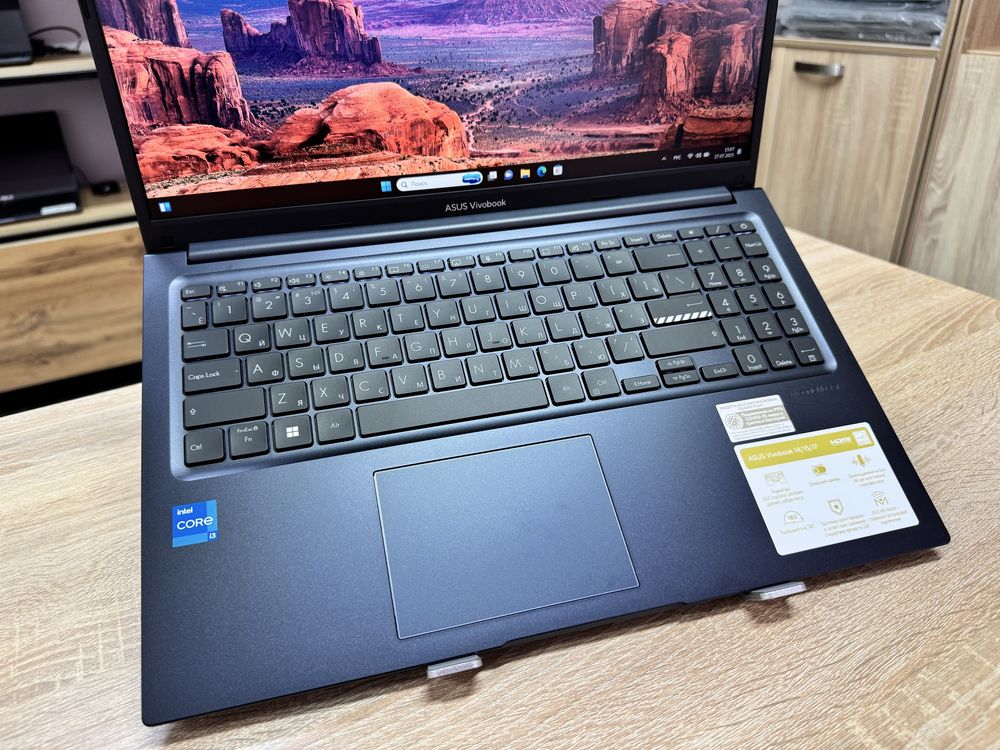 Ноутбук для учебы Asus VivoBook Core i3-1215U/RAM 8GB/SSD 512GB/Kaspi