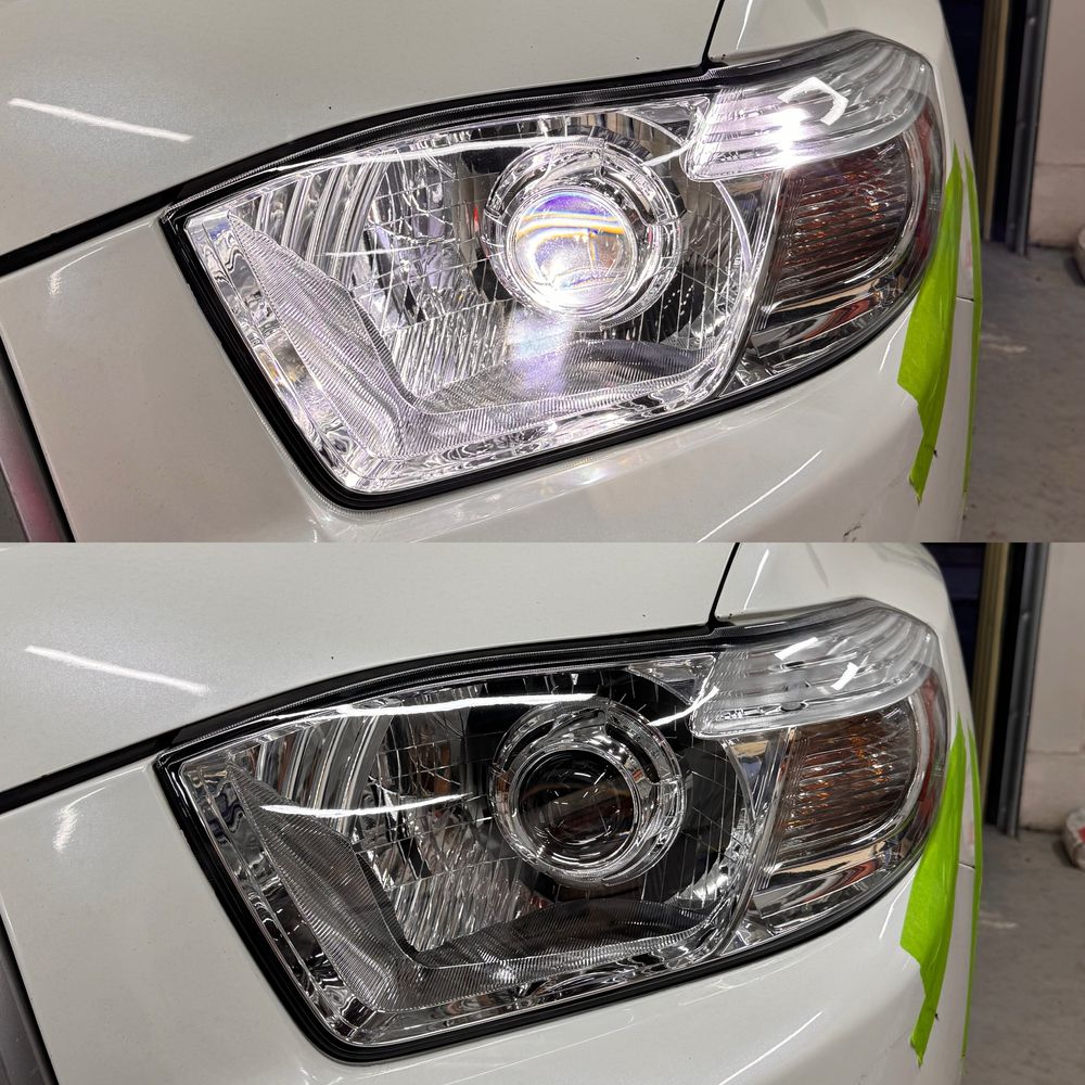 Bi led линзы (би лэд би лед), ремонт фар, реставрация фар, автосвет