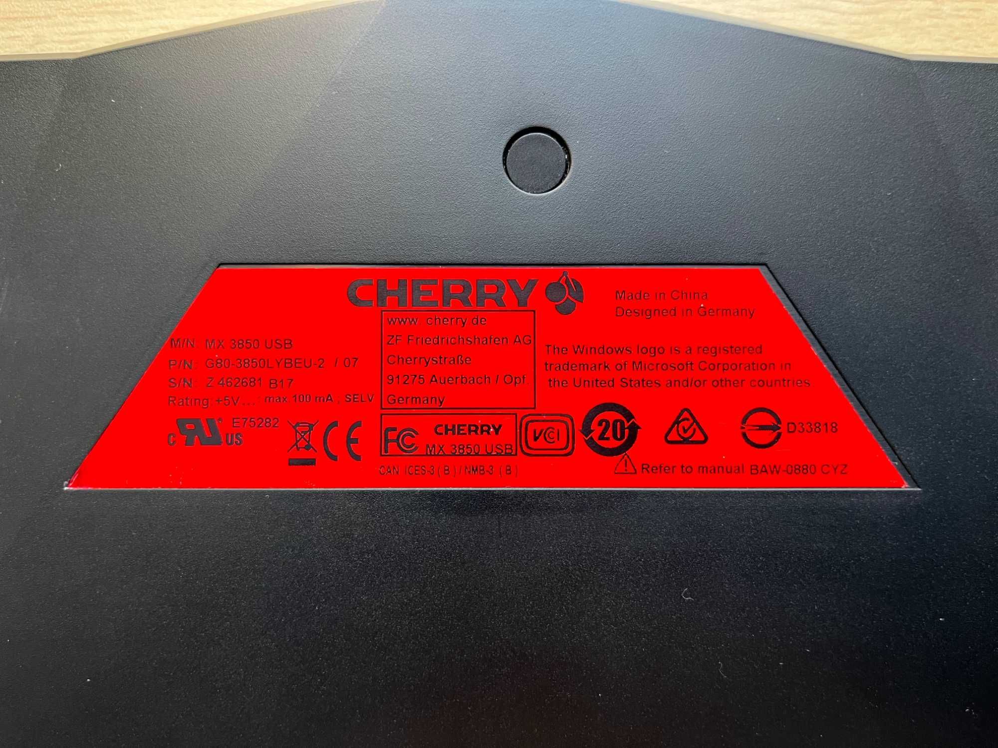 Механическая клавиатура CHERRY MX 3850 (Red Switches)