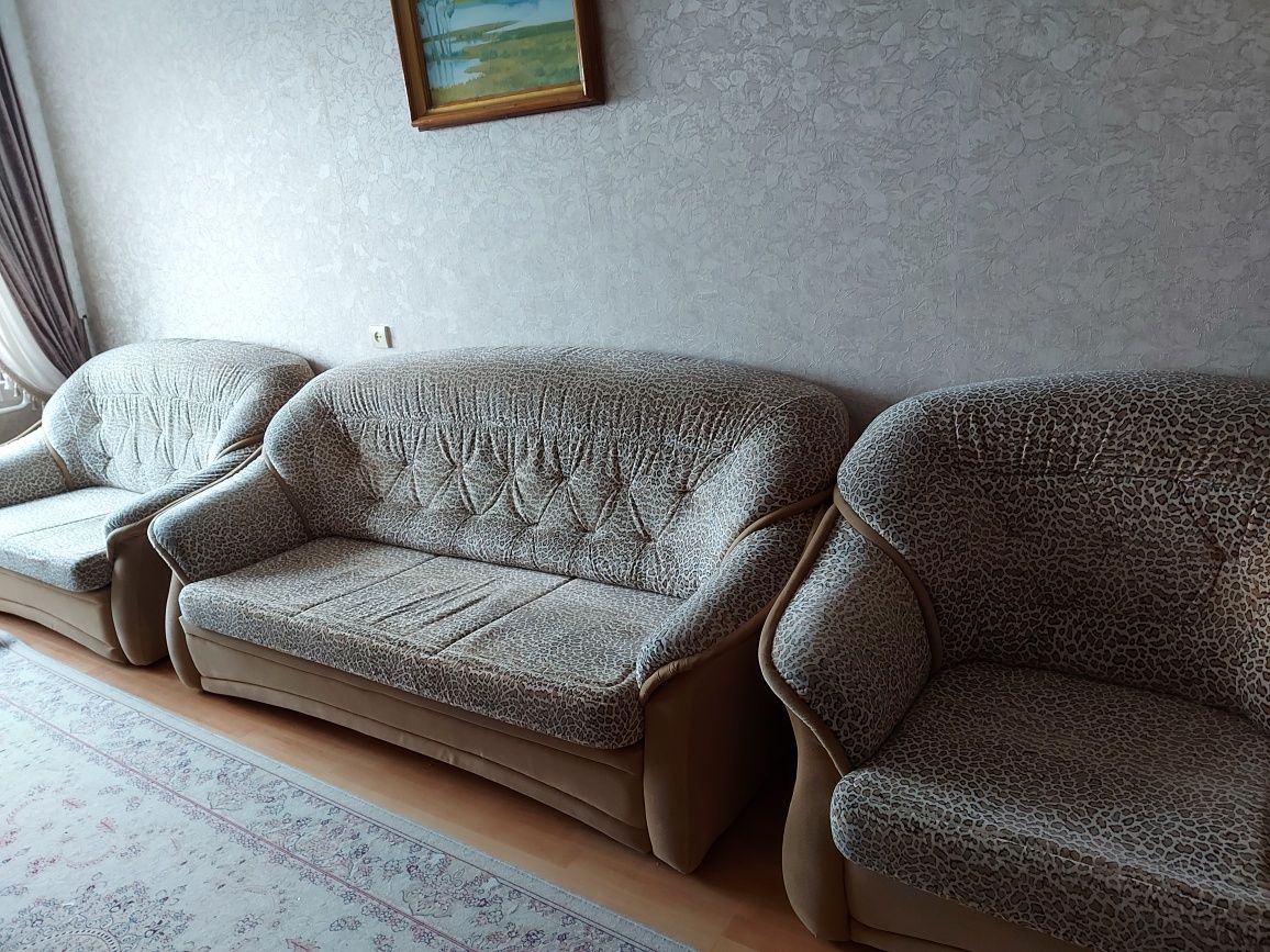 Мягкий уголок 3+2+1