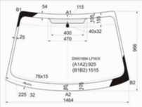 Стекло лобовое FORD FOCUS (vin USA) 3/4/5D 98-05 Ford Focus