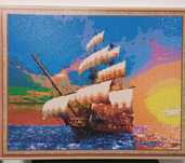 Картины ручной работы. Алмазная мозайка. 50*40