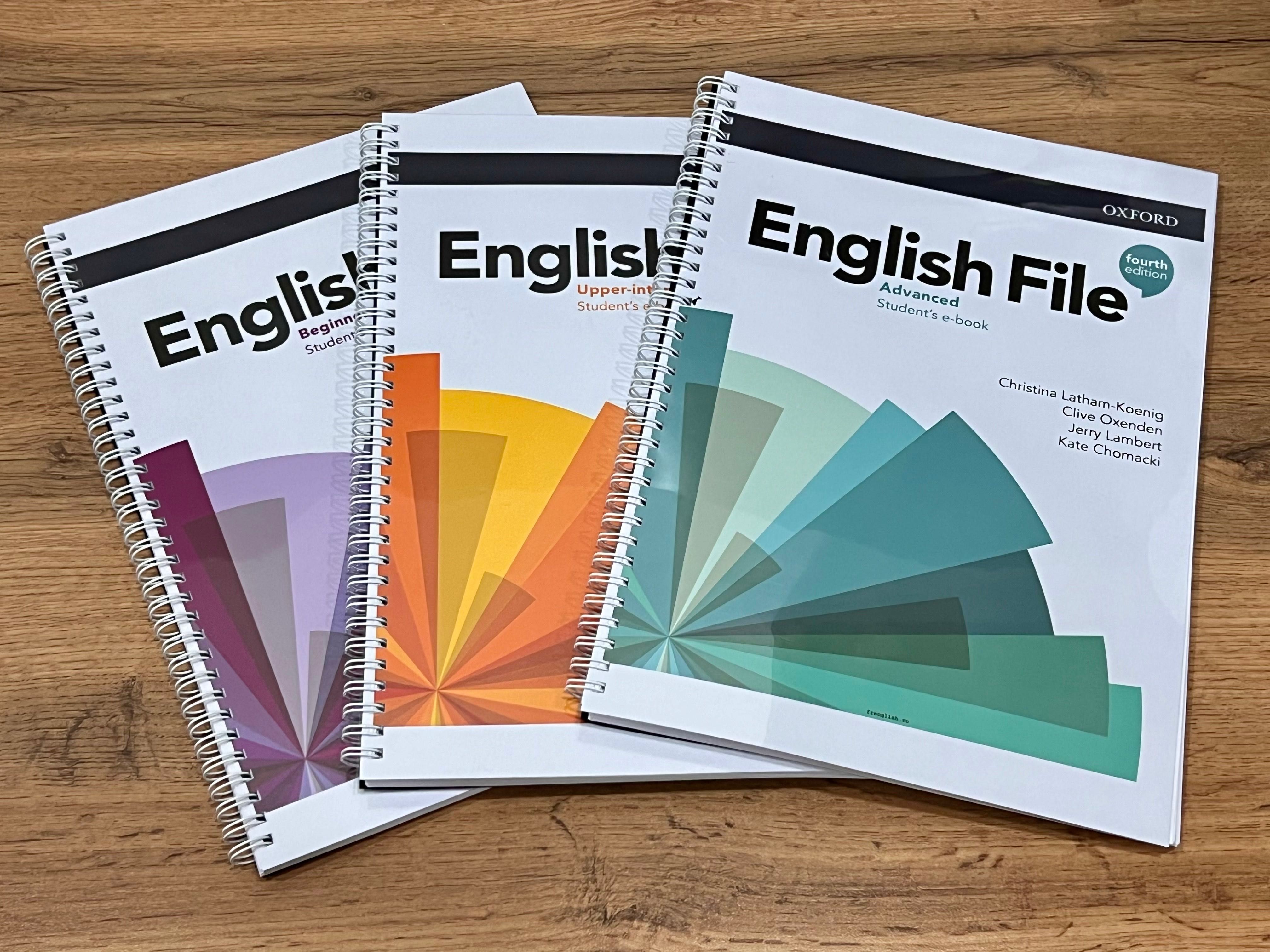 Учебники English File Elementary 4 издание Супер качество