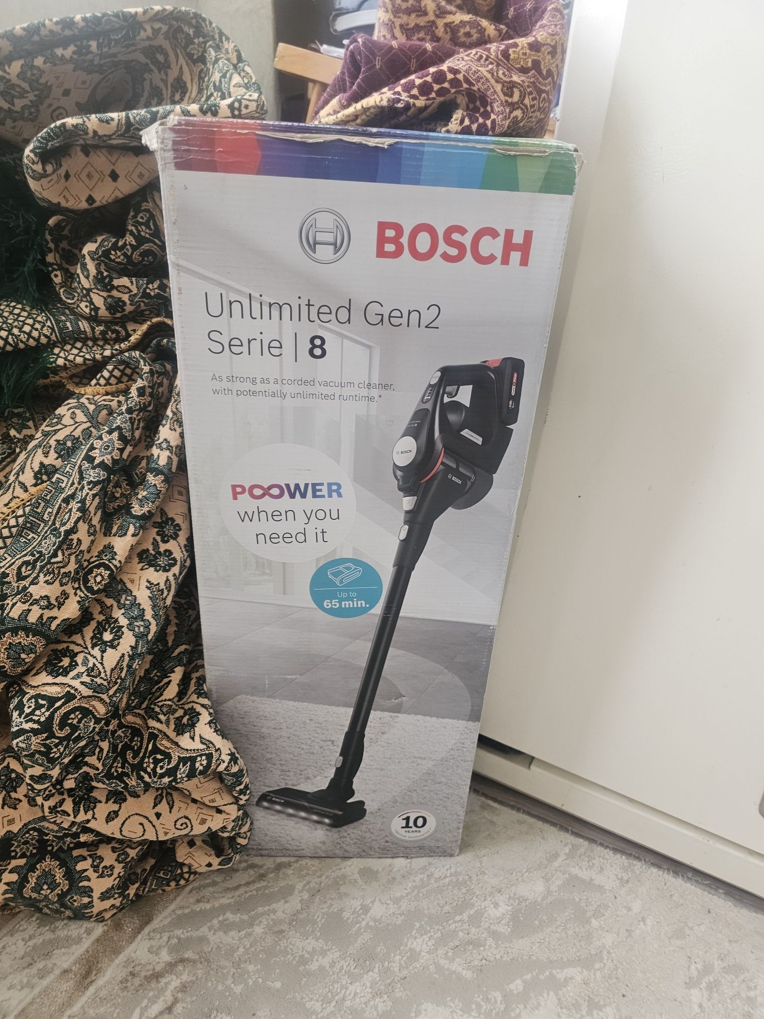 Вертикальный пылесос Bosch