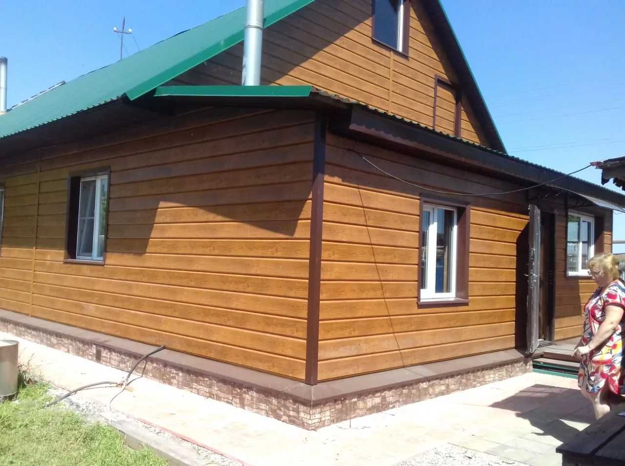 Металлосайдинг Сайдинг Водосток Забор Ворота Карниз Фронтон