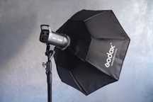 профессиональный видео свет Godox Sl100 со стойкой и октобоксом