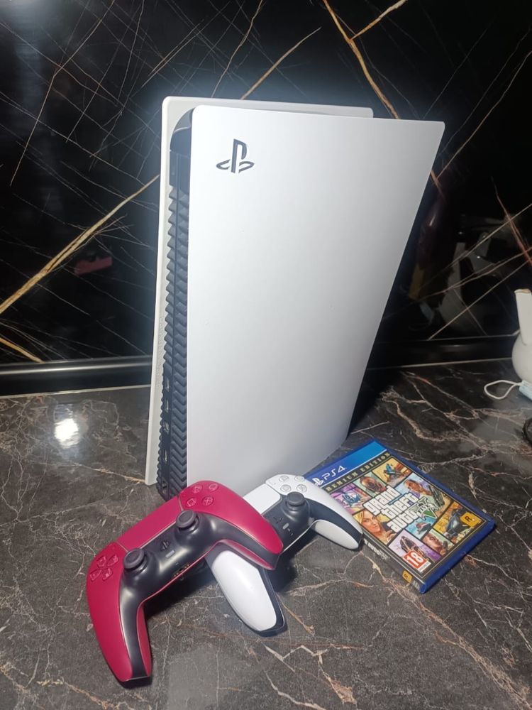 Sony Playstation 5/ диск/ 2 джойстика
