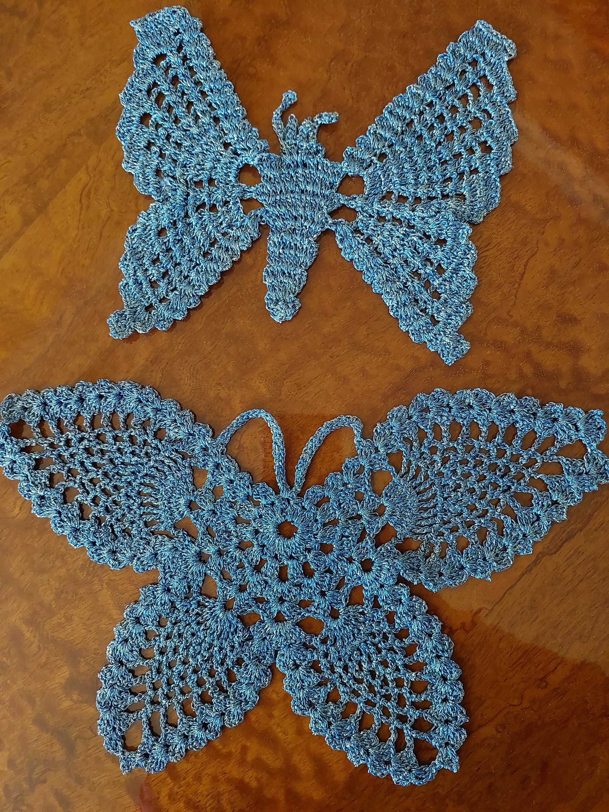Салфетки :лён, х.б. и люрекс нитки для вязания .Hand made.