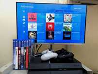 Playstation 4 | 15 ИГР, 2 ДЖОСТИКА,  7 ДИСКОВ