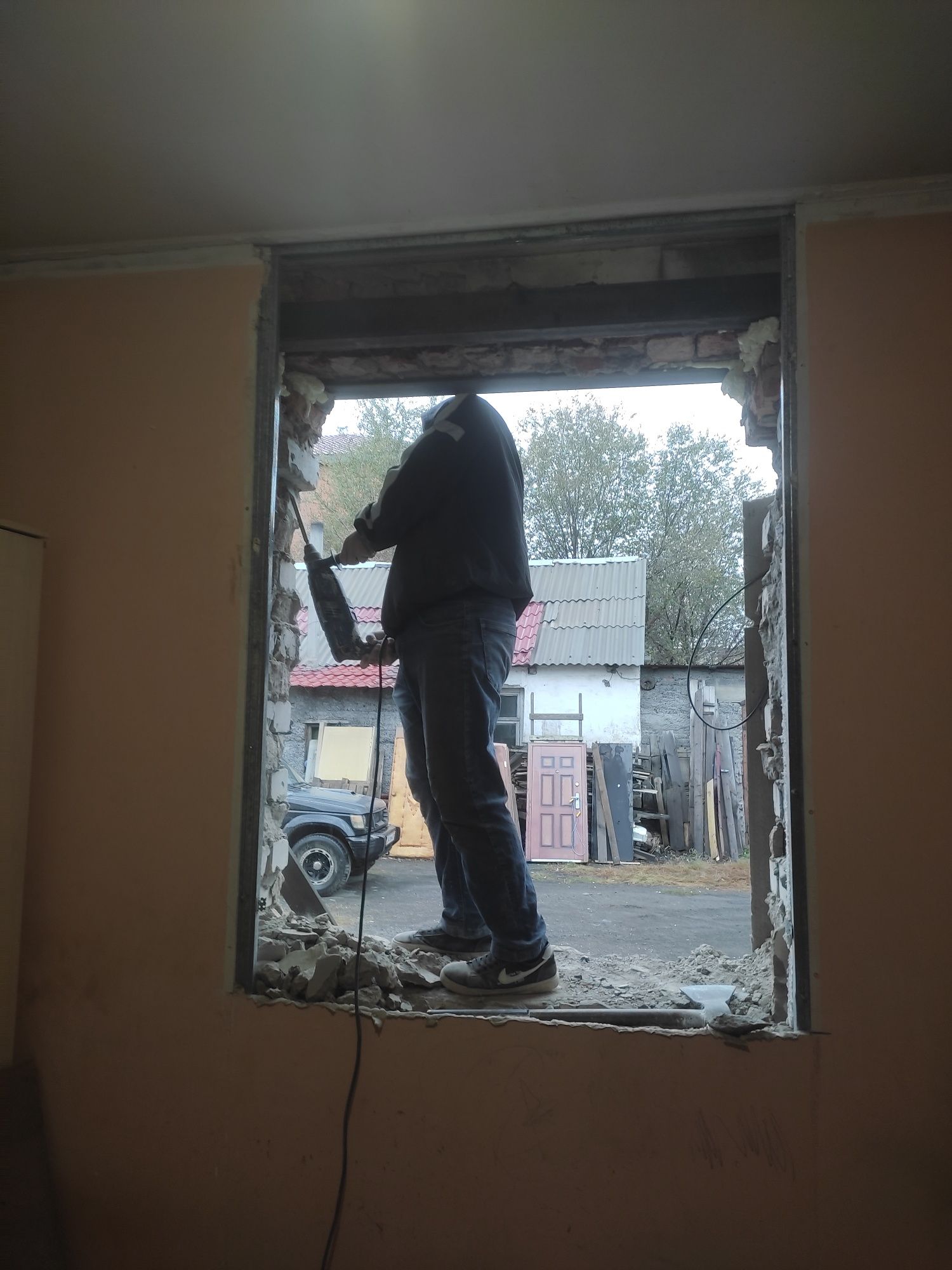 Демонтаж монтаж стена газаблок гипсокартона межкомнатные перегородки