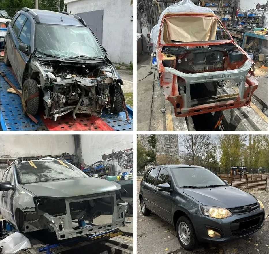 Кузовной ремонт, восстановление геометрии кузова на стапеле, рассрочка