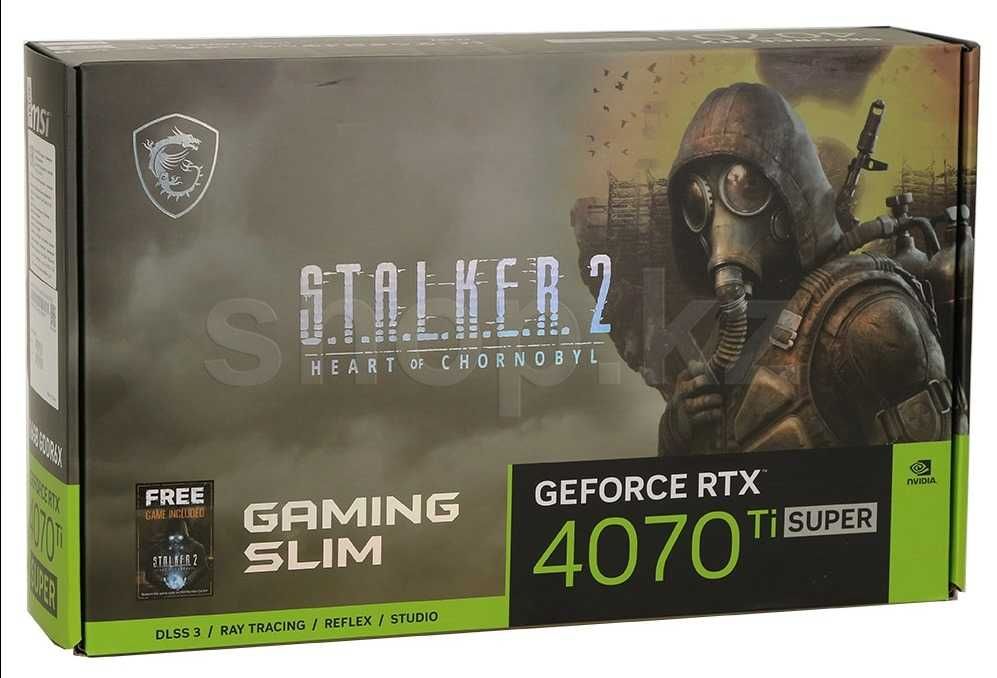 MSI Gaming Slim Stalker 2 Edition, 16 GB, GeForce RTX 4070 Ti Super