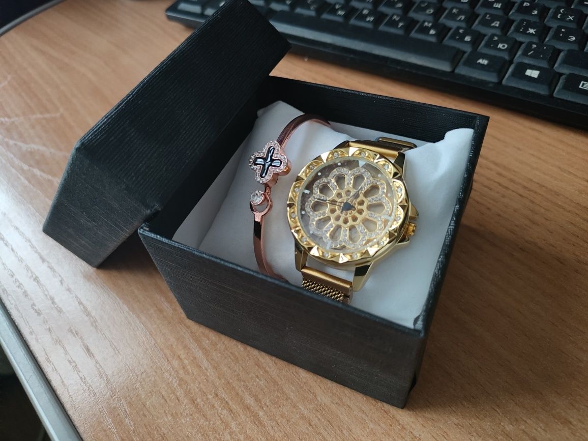 Часы женские flower diamond