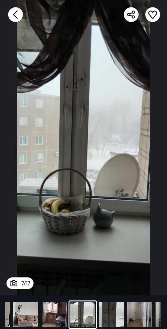 Продам 3-х комн кв в 7-25 кирпичная высотка 4 этаж высотка