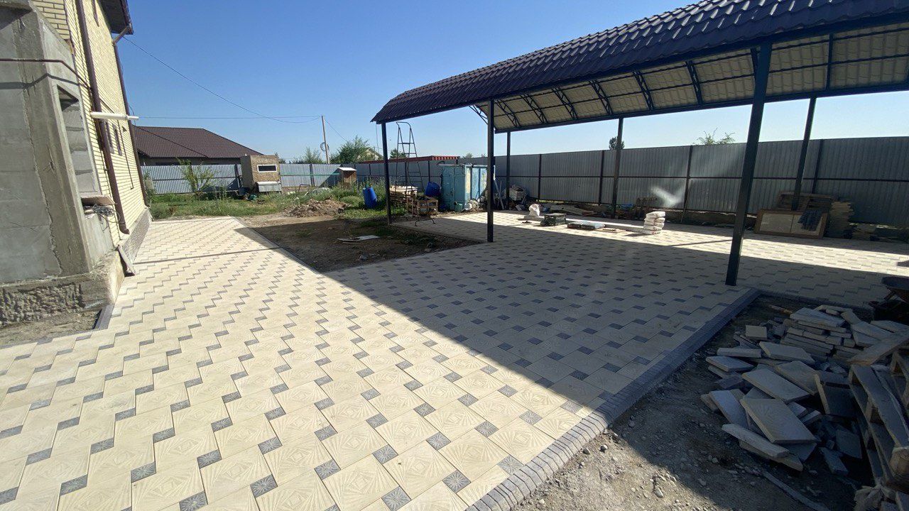 Укладка брусчатки, плитки  Алматы
