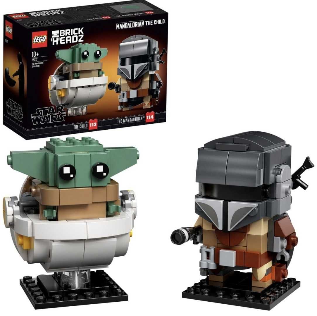 LEGO Star Wars Мандалорец и малыш 75317, деталей 295 шт НОВЫЙ ОРИГИНАЛ
