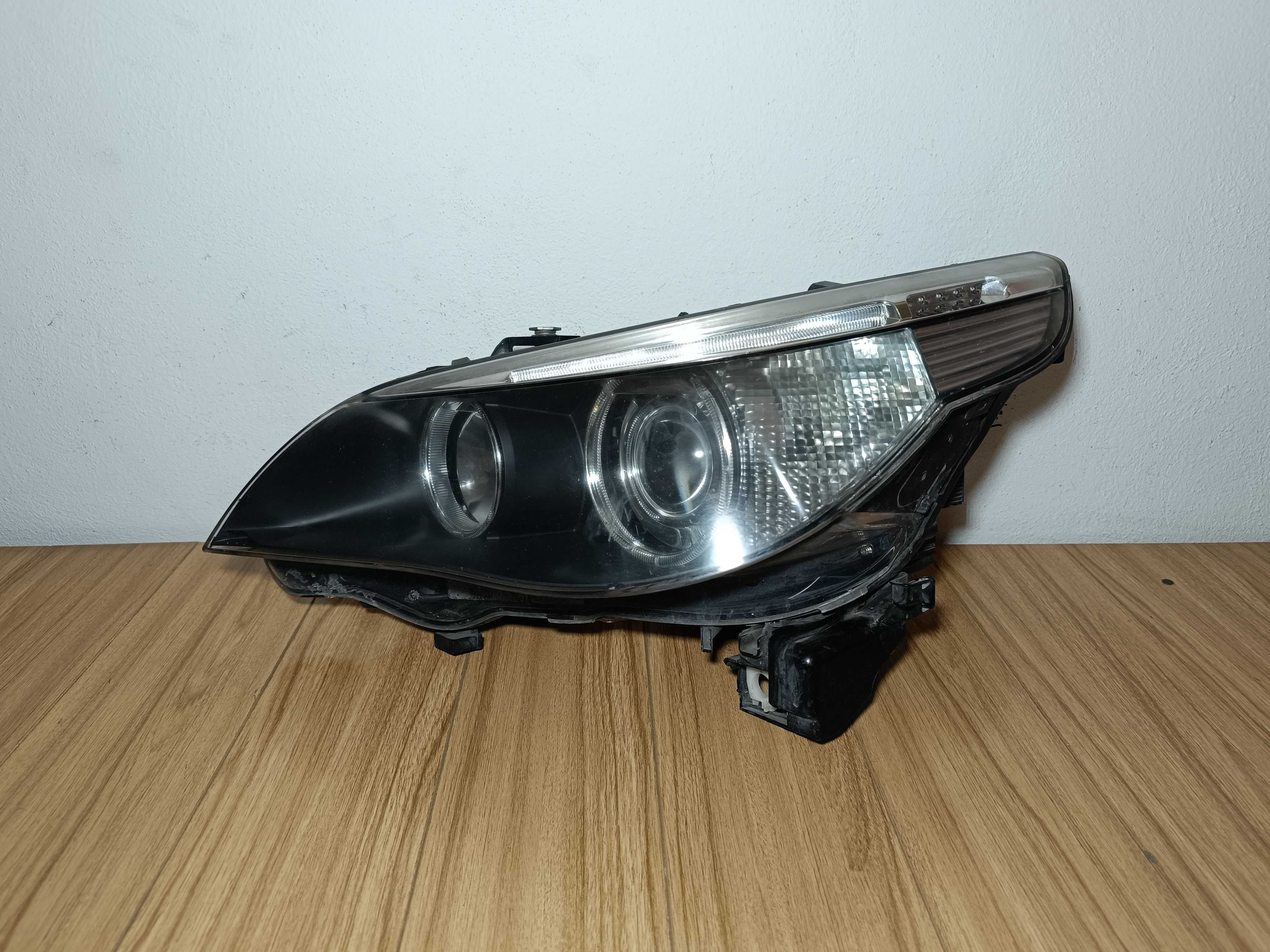 Фара 1шт левая XENON BMW 5 серии E60 Дорест 02-07г БМВ Е60 E61 Ксенон