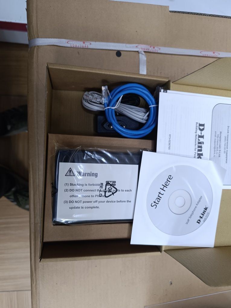 D-Link dvg-7111s шлюз с 1 портом fxs и 1 портом fxo