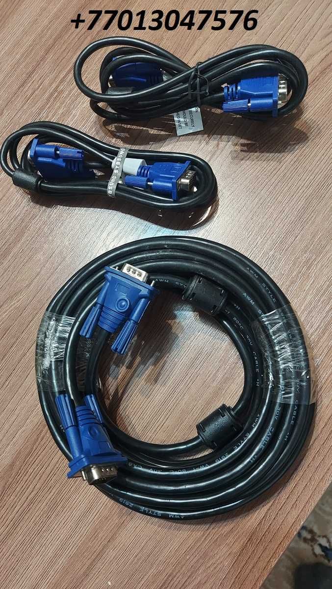 кабели hdmi-hdmi,dvi d.mini hdmi.displayport,vga - все новые