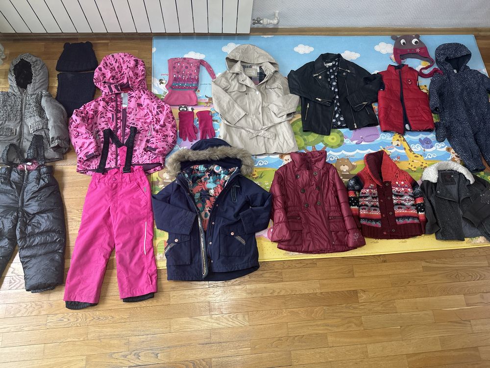Продам теплые вещи для девочки