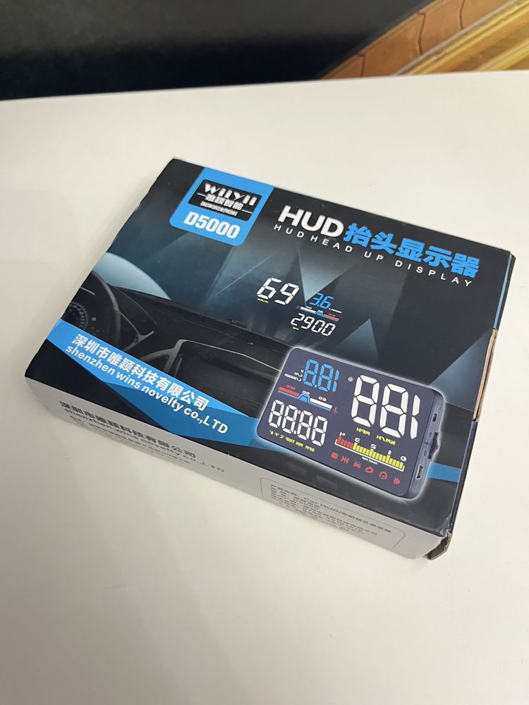 Автомобильный HUD проектор на лобовое стекло, дисплей панели приборов