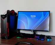Системный блок acer (пк) + монитор samsung + мышка и клавиатура и науш