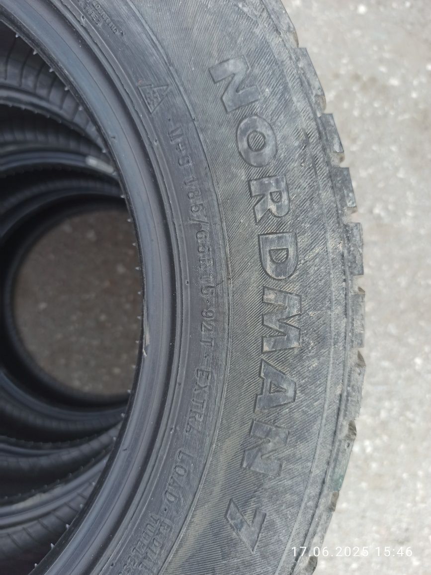 Шины Nokian Nordman 7 185/65 r15 4шт б/у продам