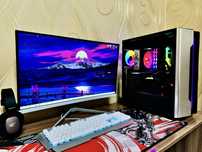 Мощный Игровой Компьютер RTX3060 С Монитором ВЕСЬ КОМПЛЕКТ