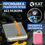 Аппаратная промывка радиатора печки и замена охлаждающей жидкости ДВС