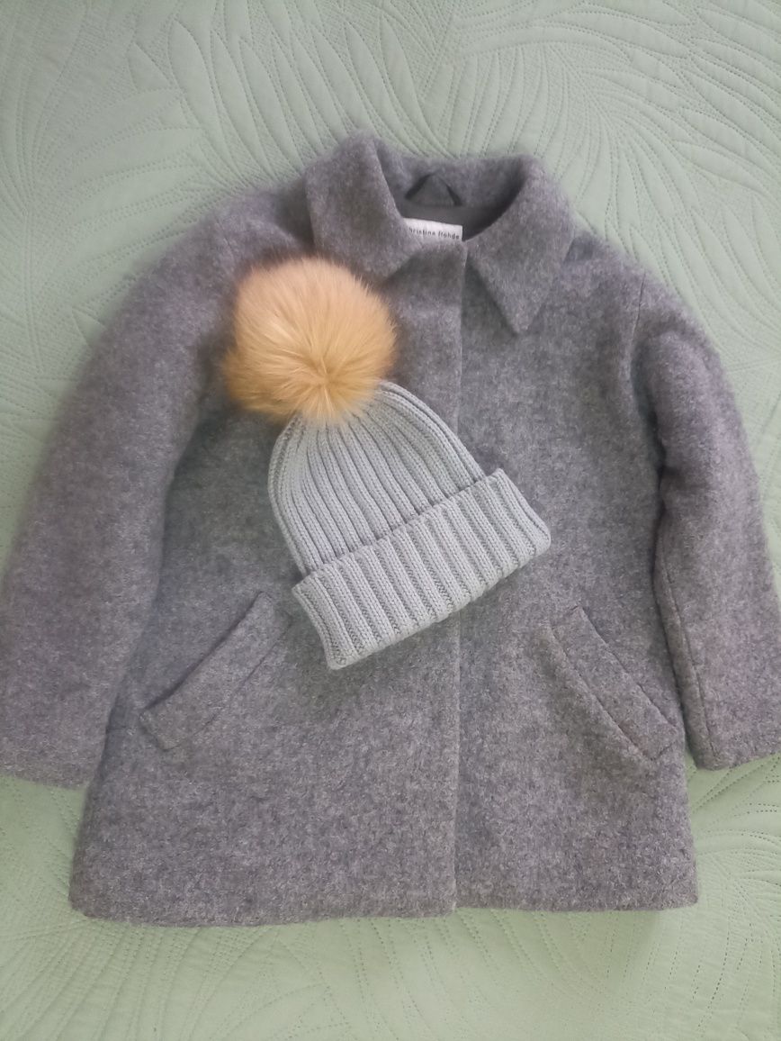 Продам пальто для девочки 100% натуральная шерсть
