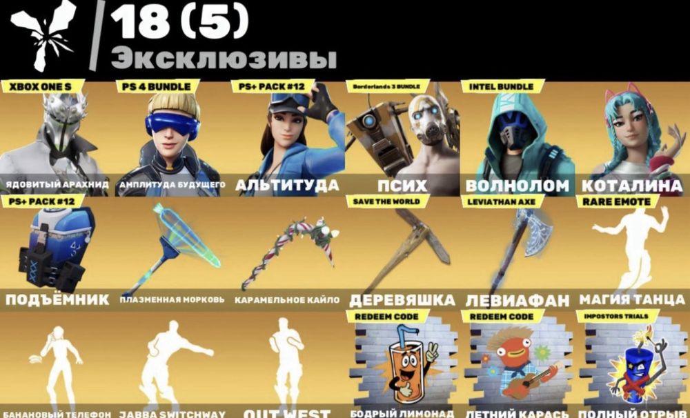 Аккаунт фортнайт