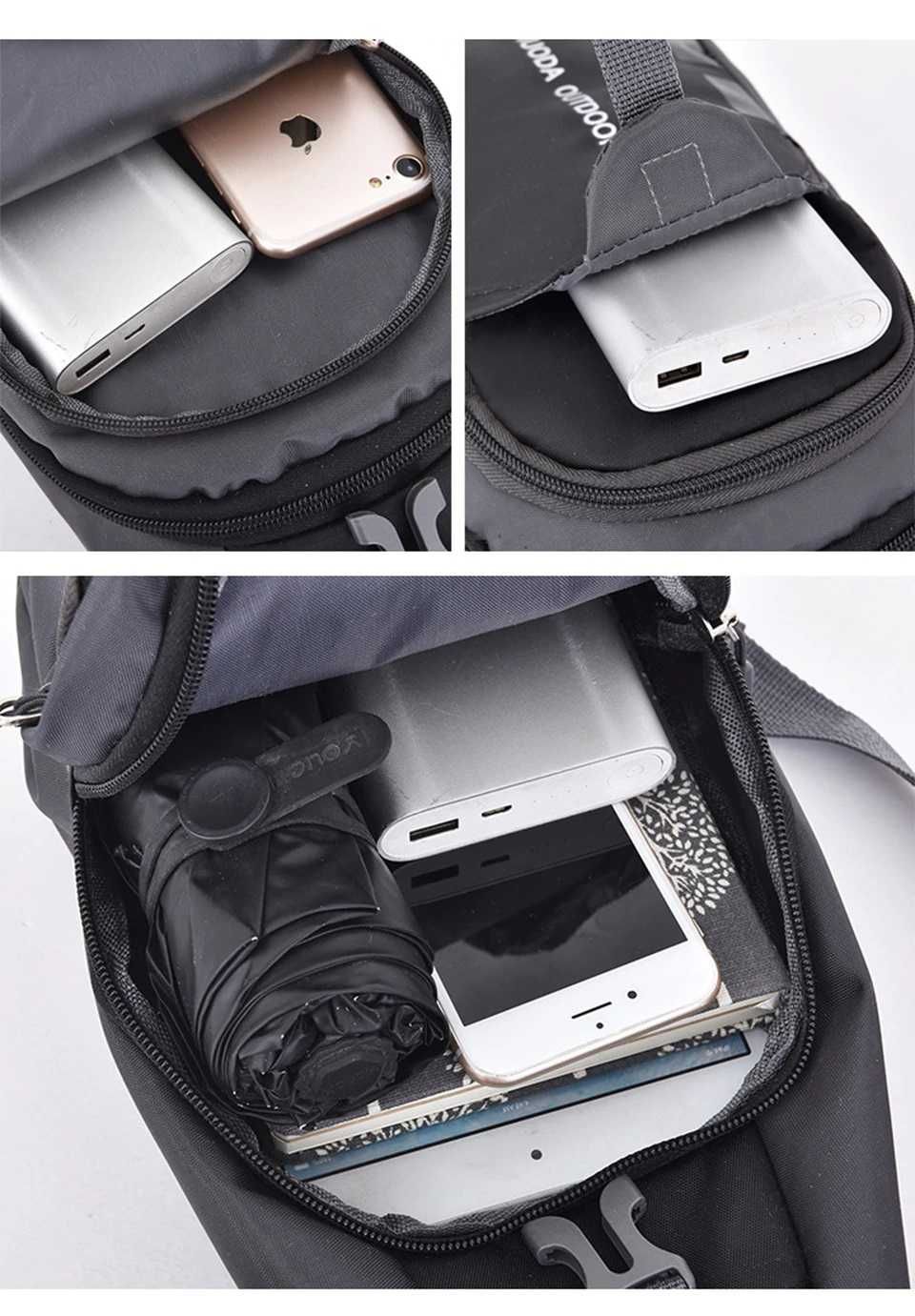Сумка - рюкзак BOLSA на одно плечо.