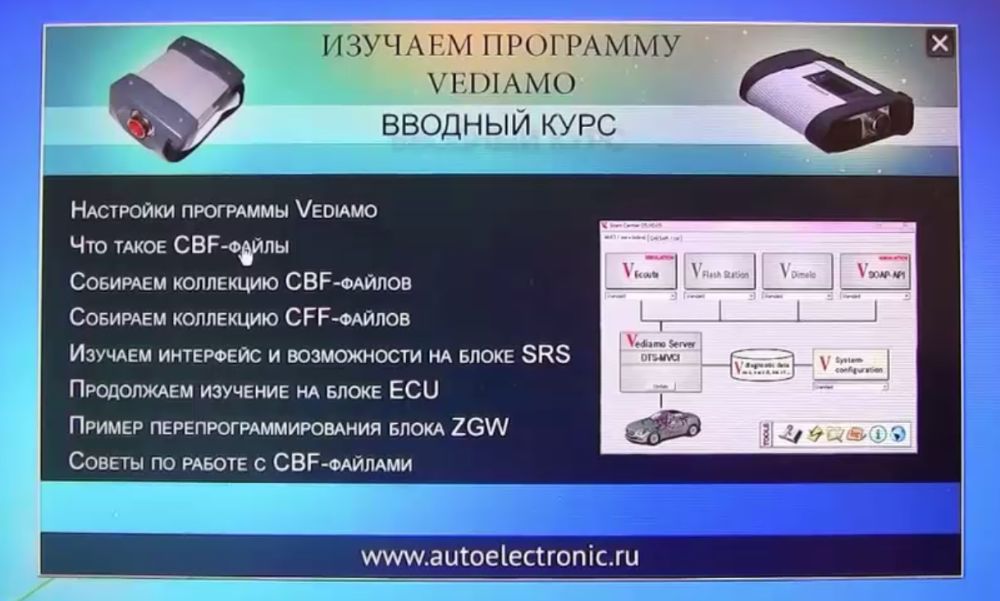 Набор обучающих видео курсов по ремонту MERCEDES работа Star diagnosis