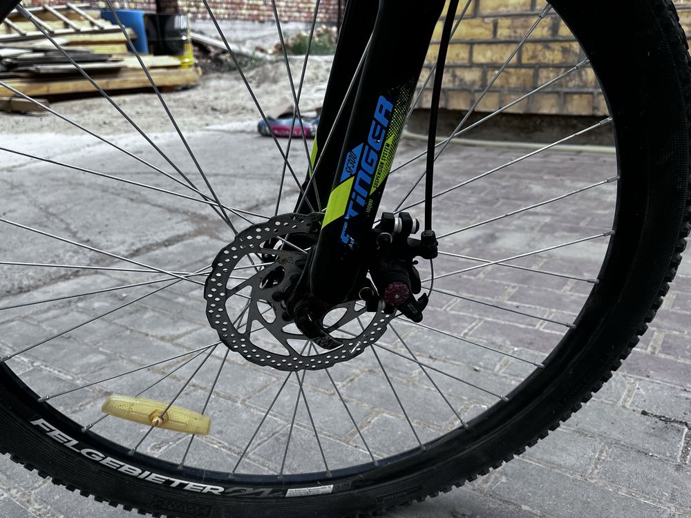 Горный велик (stinger EVO 2021г.).Как новый,все работает