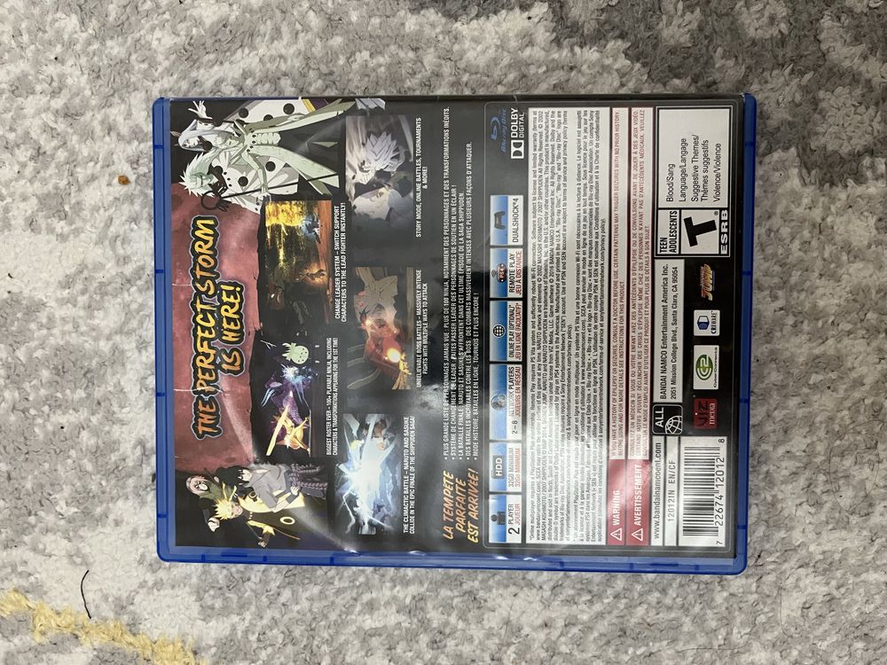 Продаю диск Naruto storm4 на PS4