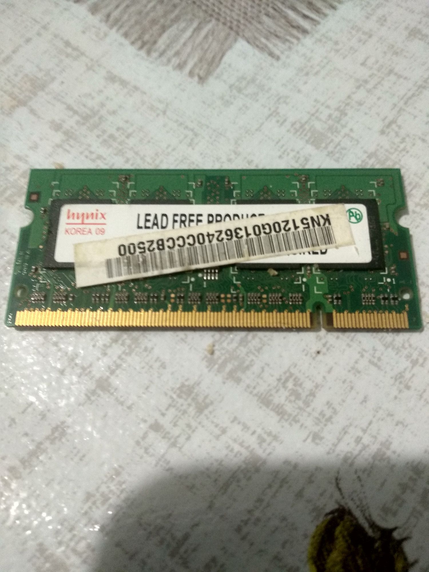 ОЗУ 512MB, DDR2-1GB для ПК и ноута, наш адрес Сайрам центр