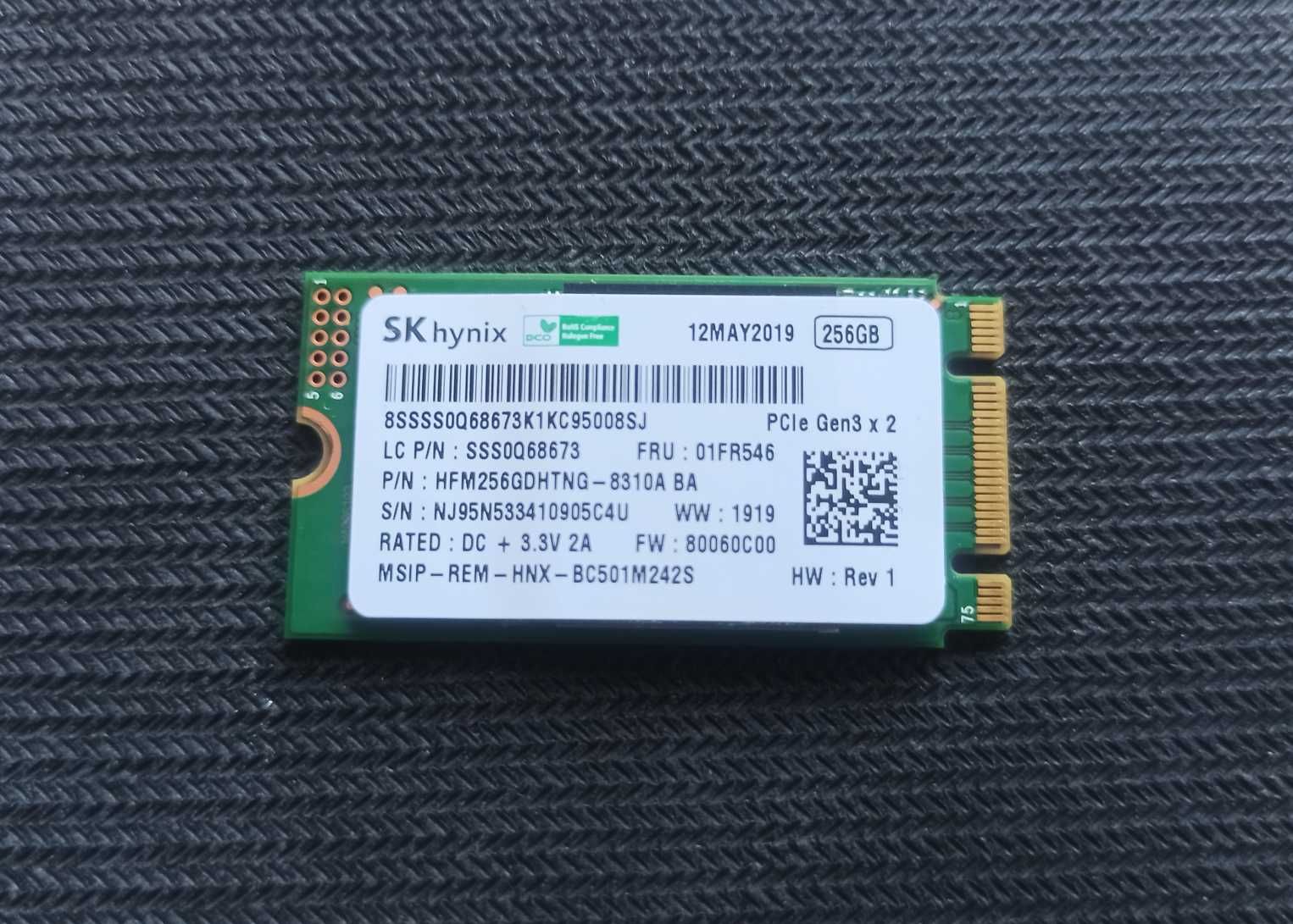 Продам SSD 256 GB / SK Hynix M.2 NVMe