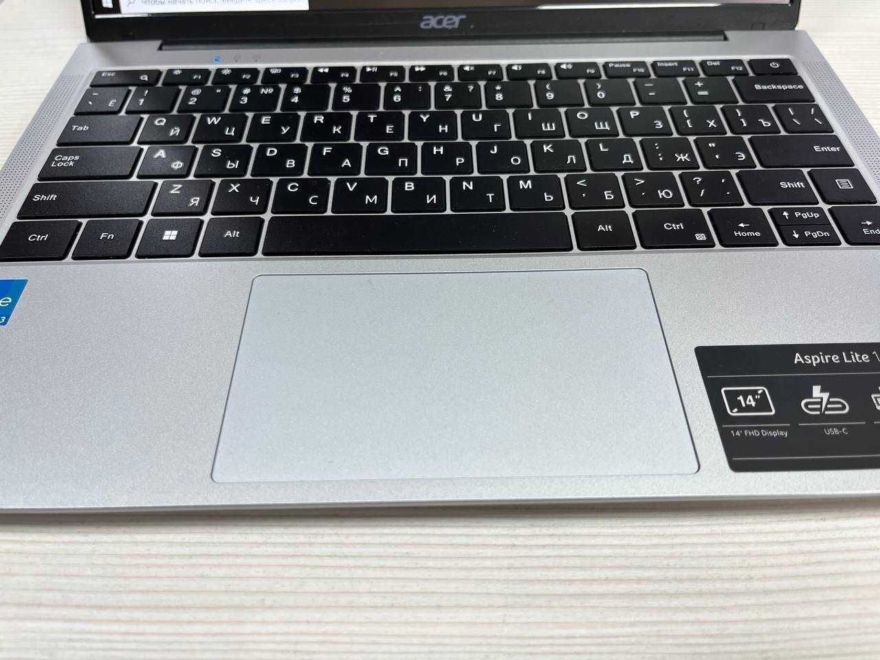 Тонкий Компактный ACER Lite 14* Core i3*ОЗУ 8*SSD 512 Шустрый