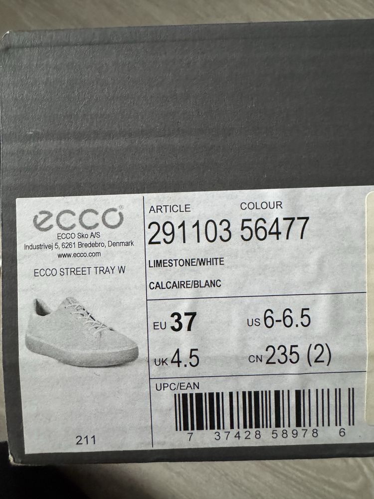 Полуботинки ECCO Street tray w 37 размер